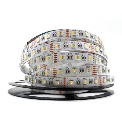 China Residential 4 In 1 Super Bright RGBW LED Strip Light RGB+White LED Strip 60LED/m SMD5050 12V for sale