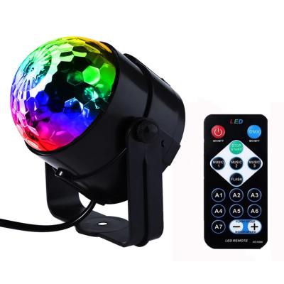 China 7-Color Disco Ball Light Magic Stage Light Effect with Auto Sound Control Remote Controller for DJ Concert Party for sale