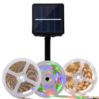 China Garden China Factory Strip Light Color Changing Solar Led Flexible Waterproof Strip Light 2835 IP65 RGB Luces Led for sale