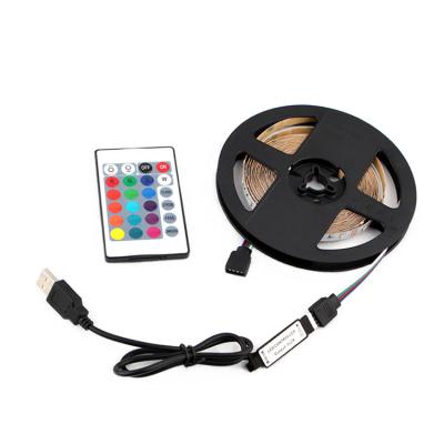 China Living Room TV Residential Decoration Remote Controller Lighting Kit 5050 RGB RGB Led Strip for sale