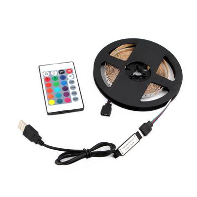 China Residential Wholesale Waterproof 5m Cable Tv Light RGB Led Smd5050 Strip Backlight Lights for sale