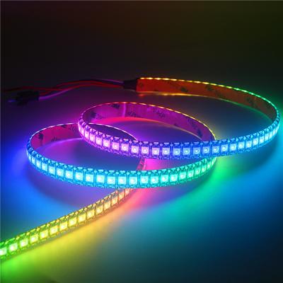 China Pixel LED Residential LED Strip Light Ws2812b RGB Programmable Magic Accessible Strip RGB 5V WS2812B SK6812 for sale