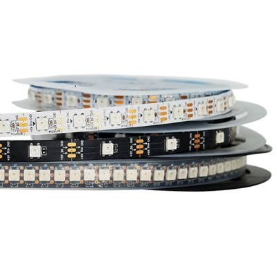 China Residential Accessible DC5V Digital LED Strip WS2812 RGB LED Strip Light Pixel LED Smart Strip Light for sale