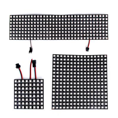 China LANDSCAPE Matrix WS2812B 16x16 WS2812 Pixel Lights Addressable Led Panel 8x8 8x32 Led/Pixel Show Programmable Matrix Screen DC5V for sale