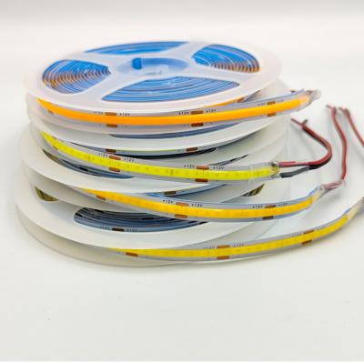 China No facula 12V 24V 280 360 528 COB LED Strip Light High Density Flexible LED Strip Ribbon 5M/M 3000K 4000K 6000K for sale