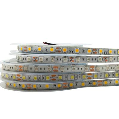 China Home Decoration 60LED/m 5m SMD5050 LED Strip Light DC12V RGB LED Strip Tape Backlight Residential Warm White White TV Light for sale