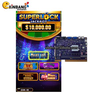 China USA Hot Selling Super Video Games Super Lock 5in1 Board Game Slot Board Slot Cabinet Slot Machine Lock for sale