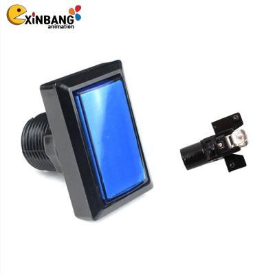 China High quality button switch electronic game machine rectangular button 50*33mm with led on sale 50*33mm for sale