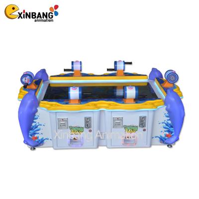 China Happy Hunter Go Fishing Arcade Game Newest and Best Children's 6 Seat Fish Game Machine All People's Baby Baby Game for sale