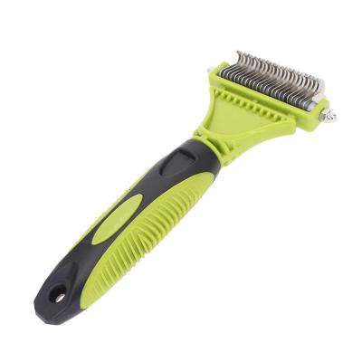 China China Pet Stainless Steel Removal Hair Grooming Tool Comb Dog Hair Brush Dog Clean Stocked Comb for sale