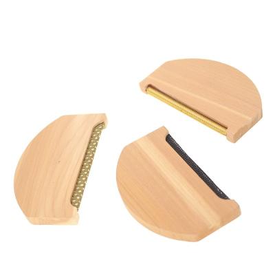 China China Factory Manual Portable Pilling Wool Sweater Comb Wooden Cashmere Sweater Wool Comb for sale