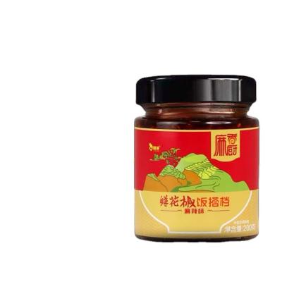 China A popular chili sauce in China mild spicy spicy taste seasoning for hemp taste200g pepper sauce serving200g for sale