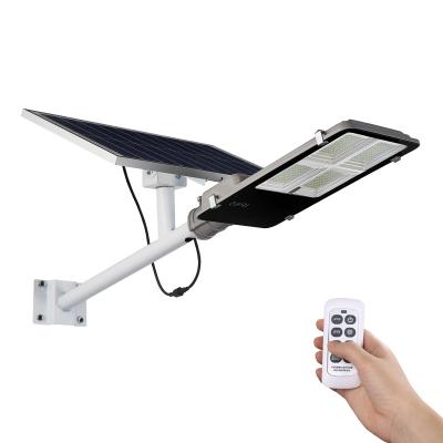 China ROAD LiFePO4 200w Lithium Battery All In Two Solar Street Light With Remote Control for sale