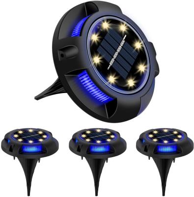 China Garden / Park Outdoor Waterpoof 12 Led Track Underground Solar Color Changing Garden Light for sale