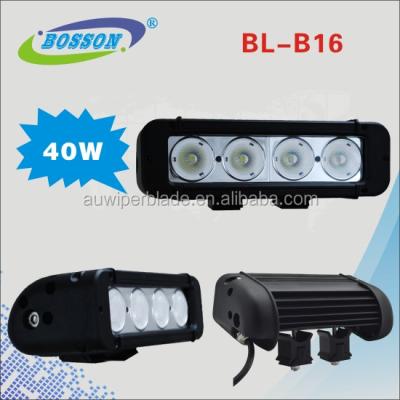 China 8 Inch 40W BL-B16 Solar Powered Single Row LED Light Bar Waterproof Led Strip Lights for sale