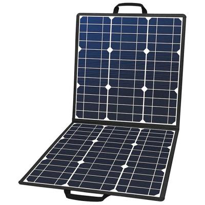 China Flashfish 18V 50W Flexible Portable Foldable Solar Panel System for Outdoor Camping 158.75*24.2mm for sale