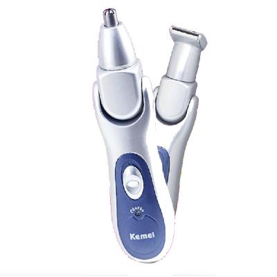 China Hotel Kemei 2 in 1 Electric Shaver With Nose Trimmer KM-503 Wholesale Ladies Sniff Trimmer for sale