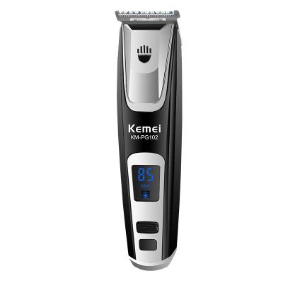 China Wholesale Professional Hair Grooming Kit Household Kemei Barber Salon Electric Clipper PG-102 Rechargeable for sale