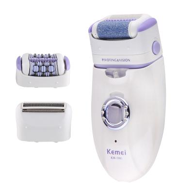 China Household Beauty Care Machine Kemei KM-1981 Epilator Personal Electric Hair Removal As Seen On TV Wholesale for sale