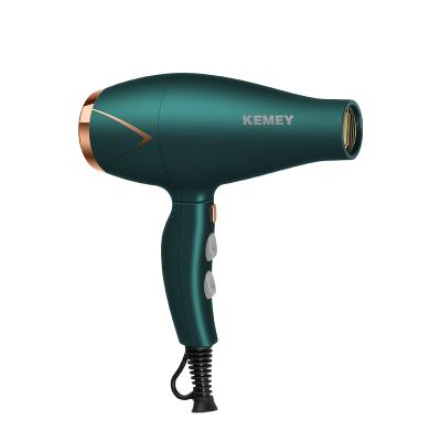 China KEMEY KM-8222 Constant Temperature Household Hair Dryer 3500W High Power Ionic Smart Hair Dryer for sale