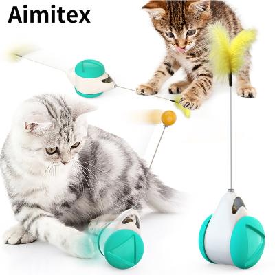 China Aimitex New Design Stocked Balance Cat Chasing Toy for sale