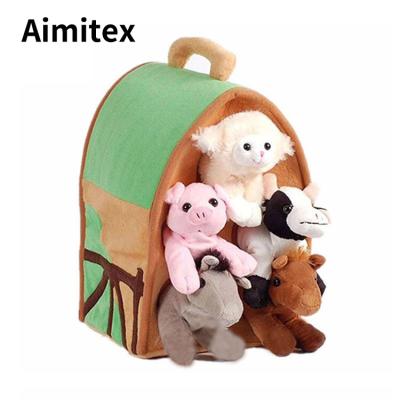 China Aimitex Viable Pet Toys Customization Hide And Seek Activity Tree Hole Stacks Stuffed Dog Squeaky Toys for sale