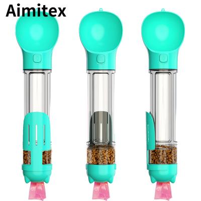 China Aimitex Sustainable Wholesale High Quality Portable Drinks Travel 500ml Custom Recycled Portable Dog Water Bottle for sale