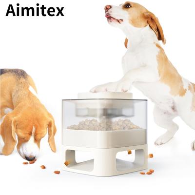 China Aimitex Dog Bowl Dog Slow Feeding Supplies Multifunctional Viable Toy Fun Pet Food Catapult-Square Slow Feeding Supplies for sale