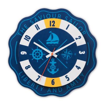 China LUMINOVA Children Synchronize Medal Shape Design Good Quality MDF Wooden Wall Clock Home Decor for sale