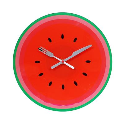 China New classic/postmodern creative fruit and vegetable kitchen wall clock for sale