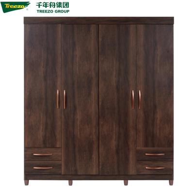 China New Products Modern Design Bedroom Furniture Open Closets Fabric PANEL Wood Swing Style Wardrobe Door Part Handle for sale