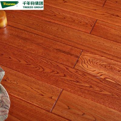 China Factory Direct Sale Indoor Easy To Clean And Install T&G System Click ABCD Grade Water Resistant Hotels Oak Wood Flooring Indoor for sale