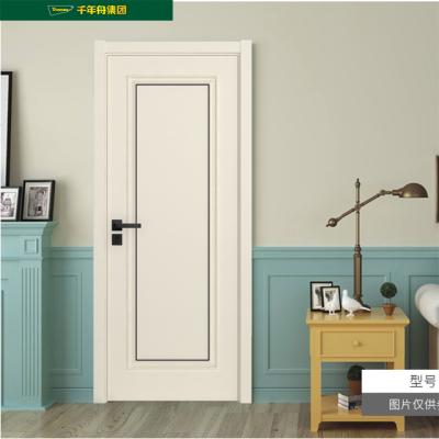 China Wholesale New Design China Hotel Oak Interior Painting Internal Swing MDF Veneer Front Entrance Wood Door Single For Bedroom for sale