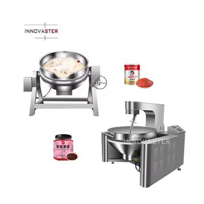 China Fruit Jam Chili Sauces Jacketed Multi Cooker Roestvrij staal Elektrische ketel met roerder Te koop