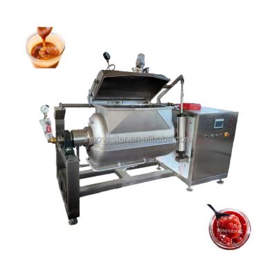 China Thick Jam/Red Beans Paste Vacuum Jacket Cooking Kettle for Food Processing Equipment for sale