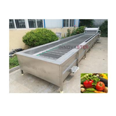 China Silver Aquatic Vegetable and Fruit Air Bubble Washing Machine with 512 KG Capacity for sale