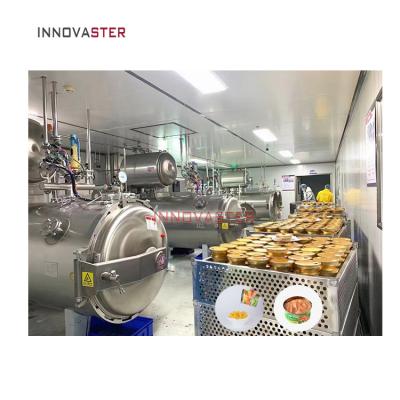 China Industrial Steam Retort Autoclave for Glass Jars Sterilization in Manufacturing Plant for sale