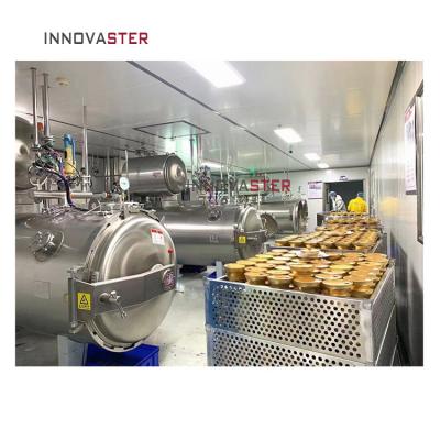 China Steam Cooked Sauce Pouch Food Glass PP Bottle Processing Sterilizer Equipment Retort Machine for sale