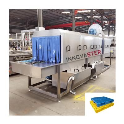 China Plastic Egg Farm Tray Washer Basket Wasmachine en geschikt voor het wassen van pallets Te koop