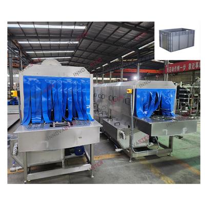 China Versatile wasmachine voor palletten voor kratten/mandjes/dozen/bakken met slaten 6000*2800*2200 Te koop