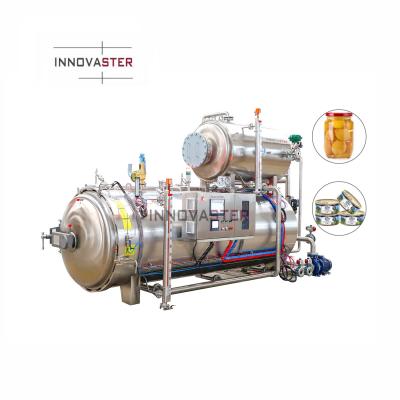 China 2100 KG Industry Spray Water Bottle Food Water Bath Sterilizer Autoclave Retort Machine for sale