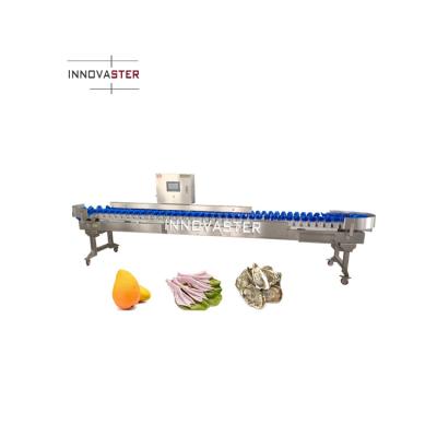 China Stainless Steel Automatic Checkweigher for Tomato Garlic Onion in Commercial Catering for sale