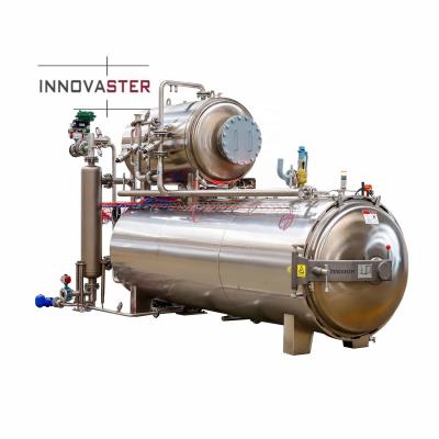 China La máquina de retorte de autoclave para embotellado de agua con spray de comida para carne 1100*1200*1500MM en venta