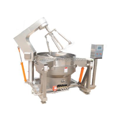 China 304 Stainless Steel Automatic Multi-Agitator Jacketed Cooking Kettle for Hot Pot Sauce for sale