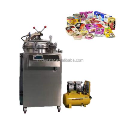 China 10Kw-70Kw Esterilizador Retort Vertical Pequeno Imersão em Água / Vapor Direto para Alimentos enlatados à venda