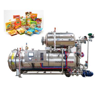 China Easy to Operate Steam Heating Water Spray Retort Machine for Ready-to-eat Meals for sale