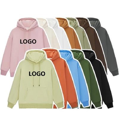 China Waterproof high quality men's hoodies 100% cotton plus size men's hoodies custom logo  drop shoulder manufacturer hoodies for men for sale