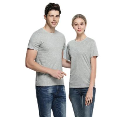 China Anti-wrinkle Hot Selling Custom Solid Print T-shirt Couple T Shirt Designer T Shirt For Everyday Couple Wear for sale