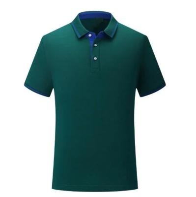 China Anti-wrinkle Custom Logo 100% Cotton Men's Breathable Comfort Solid Color Blank Golf Polo Shirt for sale