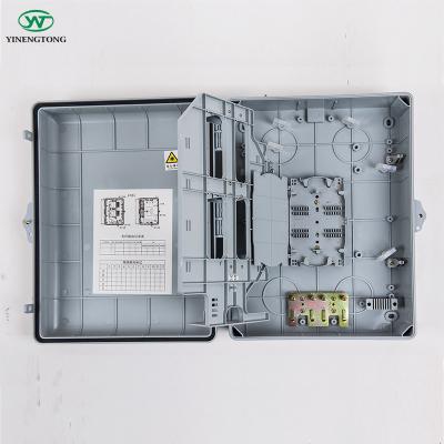 China Hot Selling Dustproof Waterproof Customized Customization High Quality 32 core fiber optic transmission material ABS ftth wall box for sale